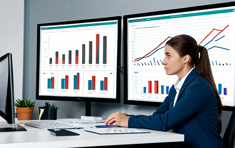 **

A modern office scene. A data analyst, fully clothed in professional attire, studies charts visualizing user behavior data. Emphasize data-driven decision-making in tech choices. Safe for work, appropriate content, professional, perfect anatomy, natural proportions.

**