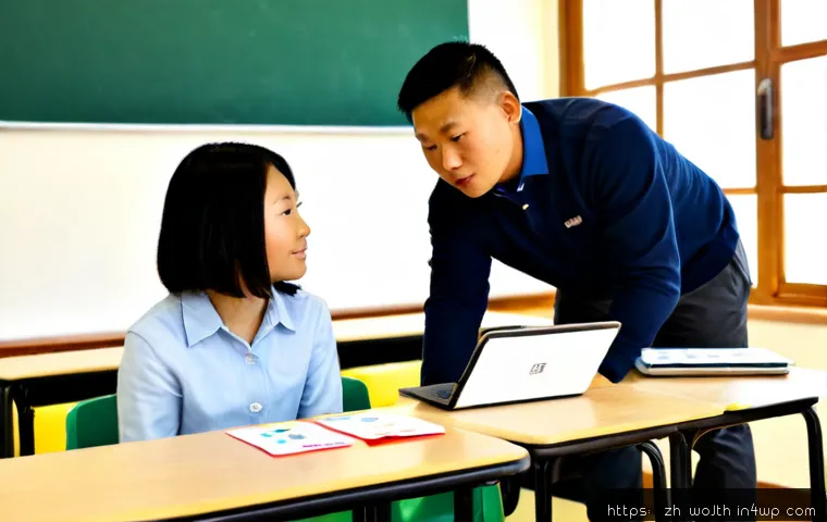 가치중심 기술의 교육 및 훈련 방안 - Photorealistic modern classroom workshop on value-centered technology education, diverse adult learn...